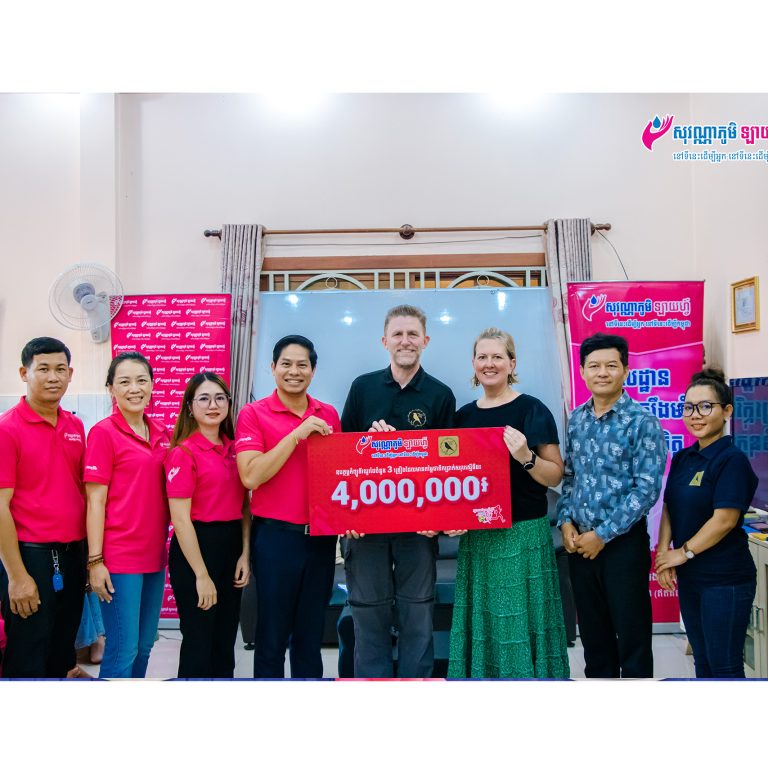 Sovannaphum Life Donates Laptops to Women Are Gold to Support Education and Digital Literacy